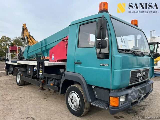 Autó utánfutó MAN 8.163 LC Ruthmannsteiger TL 300/30Meter/TÜV:01.26