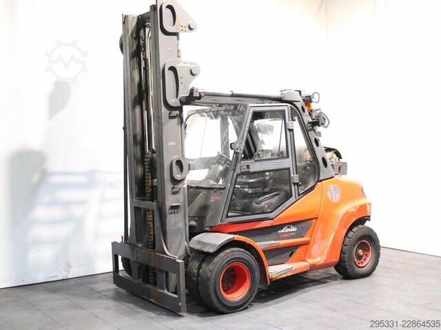Treibgasstapler Linde H 80 T-03/900 CNG  396