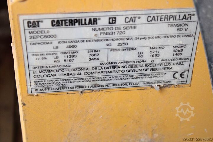 Carrello elevatore elettrico a 4 ruote Caterpillar 2 EPC 5000