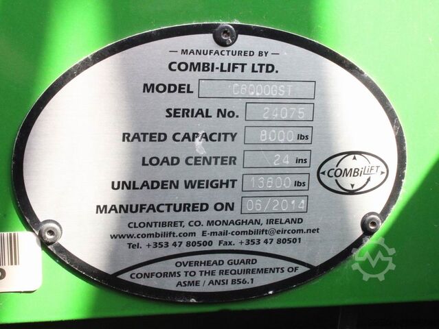 Caricatore a quattro vie Combilift C 8000 GST