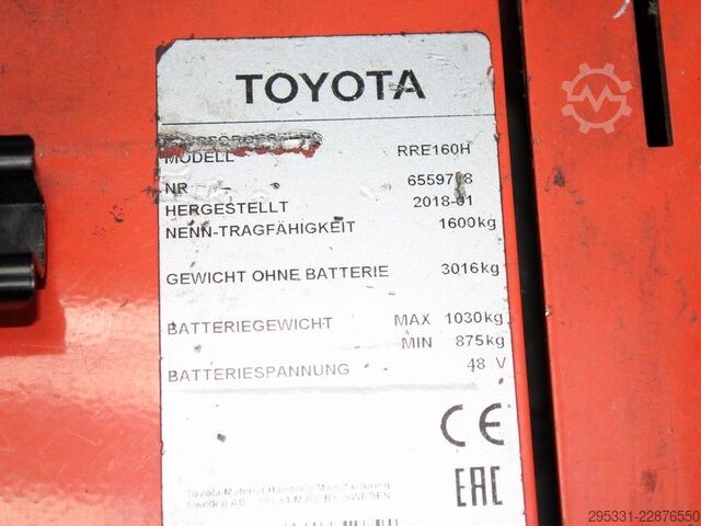 Carrello retrattile BT RRE 160 H  Li-Ion