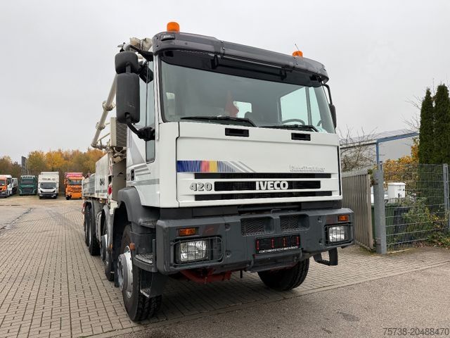 Beton pompası kamyonu IVECO EuroTrakker 410E42 Betonpumpe Cifa 36 Meter