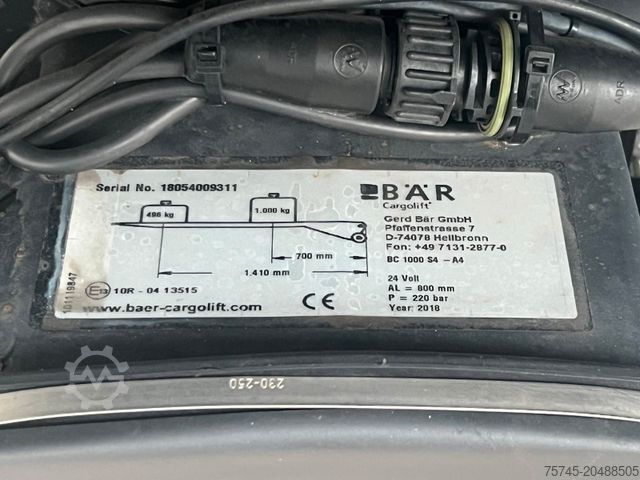 Kasa kamyoneti MERCEDES-BENZ ATEGO 816 * KOFFER * 1T LBW *NAVI *