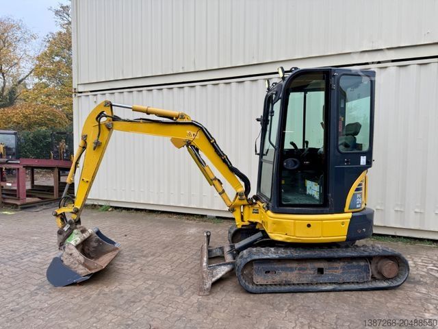 Mini ekskavatör KOMATSU PC26MR-3 / 2020 BJ / 2 x Löffel