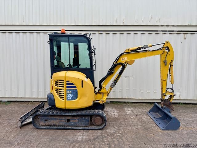 Mini ekskavatör KOMATSU PC26MR-3 / 2020 BJ / 2 x Löffel
