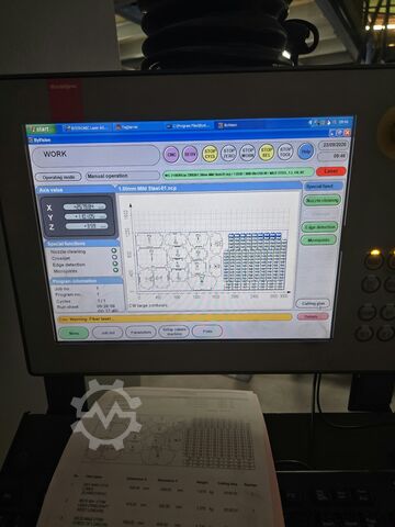 Laserskärmaskin Bystronic BySprint 3015 2kW Fiber Laser