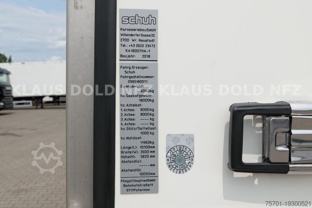 Koeltrailers  Schuh ASZ 18007 Kühlkoffer 47m³ Durchladesystem