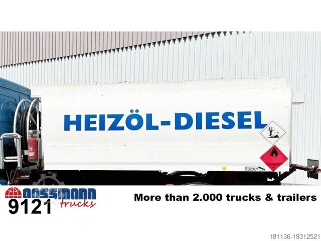 Tankwagen Esterer Tankaufbau ca. 13.350l, 2 Kammern