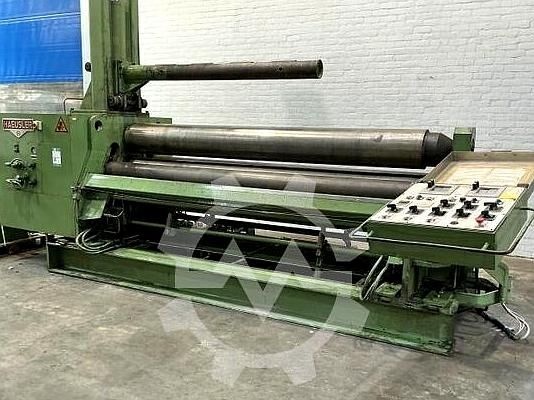 Yuvarlak bükme makinesi Haeusler VRM E HY 3000/8