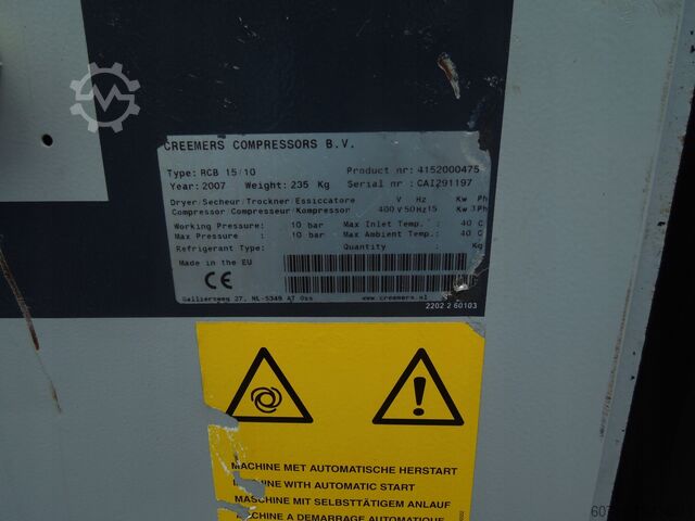 Skruekompressor CREEMERS RCB15-10 500
