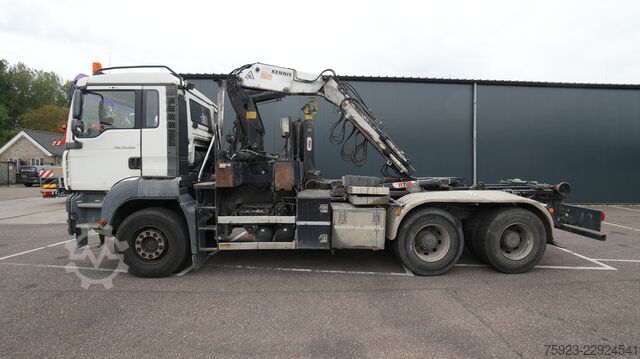 Φορτηγό γερανού MAN TGA33.360 6x4 HOOKARM WITH KENNIS CRANE BROKEN ...