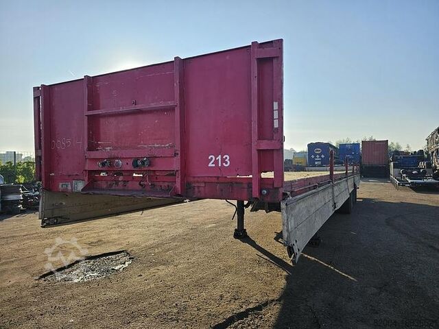 Flatbed NETAM ONCR 39-327 |FLATBED| SIDEBOARDS | BPW DRUM.