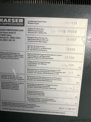 Uscător frigorific aer comprimat Kaeser #5381 TE 121
