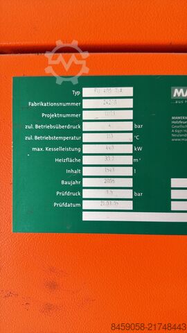 ısıtma ve üfleme MAWERA FU 400 RIA