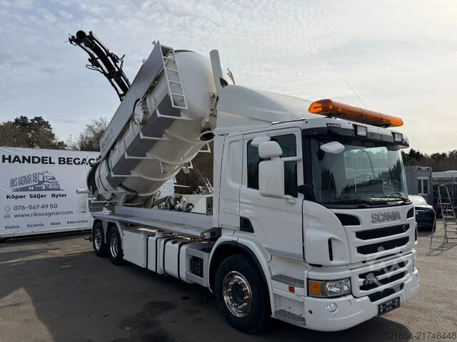 Sugekøretøj Scania P400 14,5m3 Dry Vacuum-truck (Only 298h), 2013