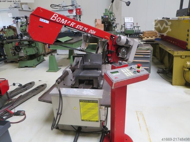 Piła taśmowa - pozioma BOMAR STG 260 DGH