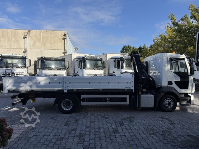 Camião de plataforma Volvo FL 210 Kran Hiab X-HiDuo 082