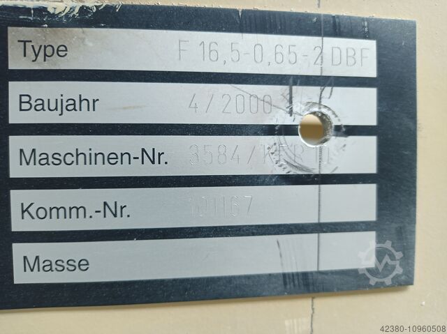 Transportador de correia inclinado Transportador de correia de cobertura Kühne Förderband 650mm / 14200mm
