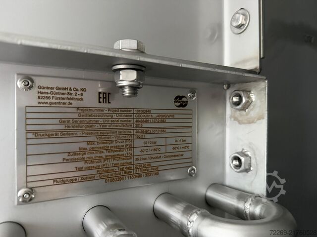 Frigoscandia Impingement-Gefriergerät Frigo Scandia Advantec 1M-1800-2 R8 DX