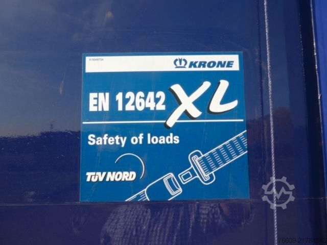 Cserélhető felépítményes pótkocsi KRONE Heck Alu.- Rolltor