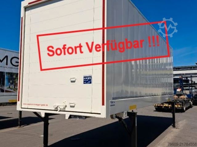 Cserélhető felépítményes pótkocsi KRONE Heck  Alu.- Rolltor