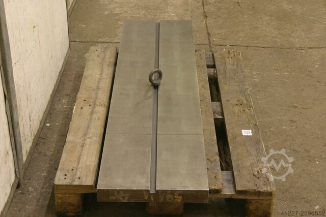 Klemplaat met groef Stahl 1520/380/H55 mm