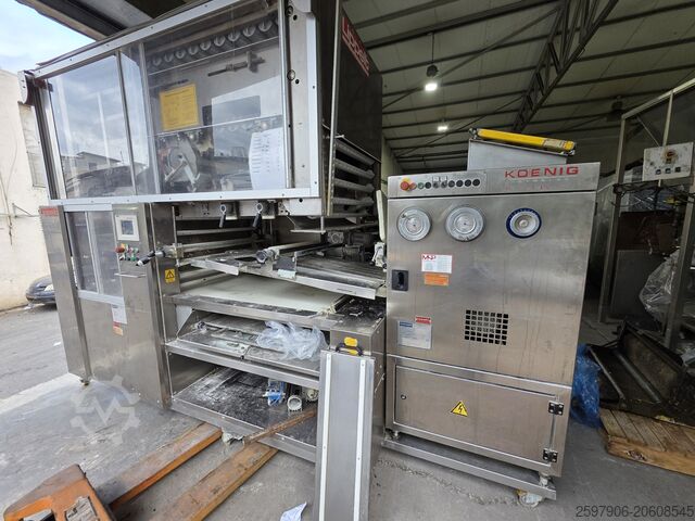 Konig Bon broodjesproductielijn Konig konig rex claasic 2 with eco twin800