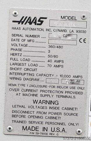 CNC draaicentrum Haas SL-30THE