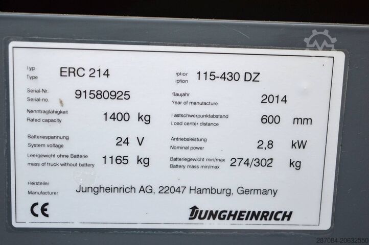 Jungheinrich ERC 214 Jungheinrich ERC 214