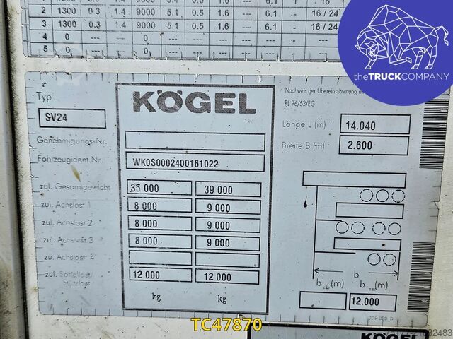 Transport chłodniczy/mrożony Kögel 