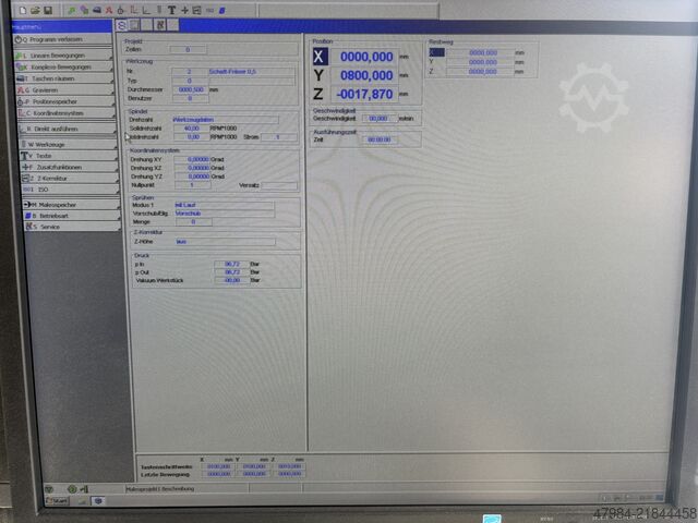 CNC Bearbeitungszentrum/Bearbeitungssyst DATRON M8A
