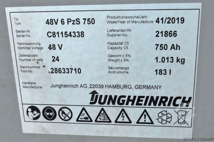 περονοφόρο ανυψωτικό Jungheinrich EFG 220