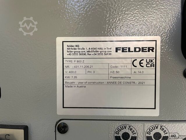 Træfræsemaskine FELDER KG F900Z