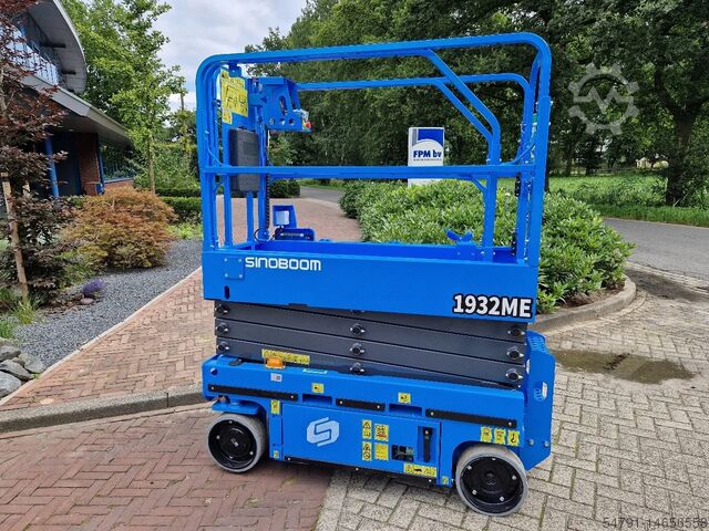 Scissor lift Sinoboom 1932ME (NIEUW, binnen 48h geleverd)
