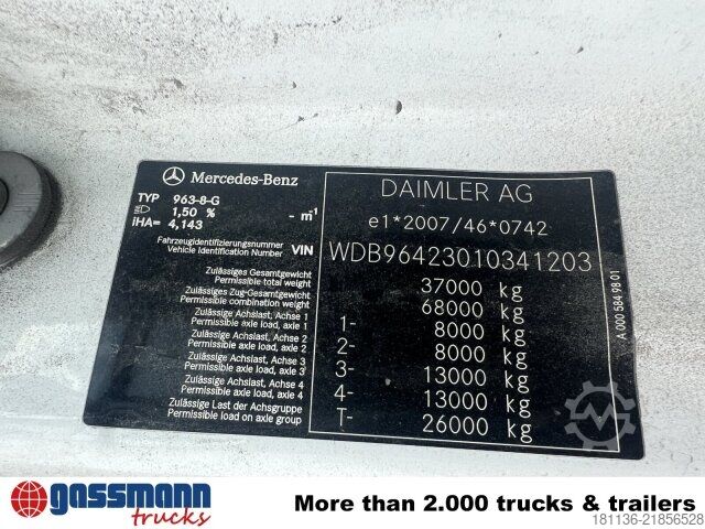Hakowiec Mercedes-Benz Arocs 3253 K 8x4/4, Retarder, Motorabtrieb