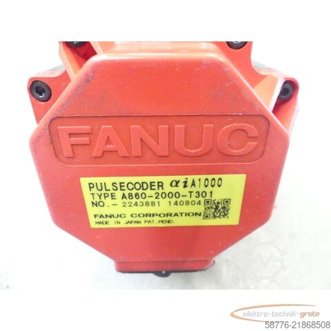 řídicí jednotka Fanuc A06B-0218-B200 AC Servo Motor SN: C148F2F0D mit A860-2000-T301 Pulsecoder