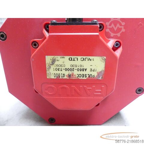 Unité de contrôle Fanuc A06B-0266-B100 SN: C03XA7279 mit A860-2000-T301 Pulsecoder