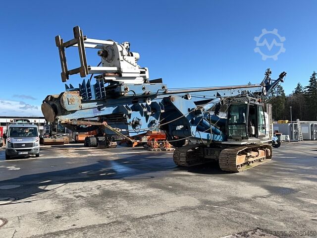 Drill Delmag SR 25 BT / RH 18 on Sennebogen SR25 with ABI MDBA 3500 Soil Improvement Rig