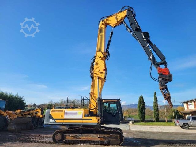 Pelle de démolition Hyundai HX330L with demolition boom, standard boom & shear