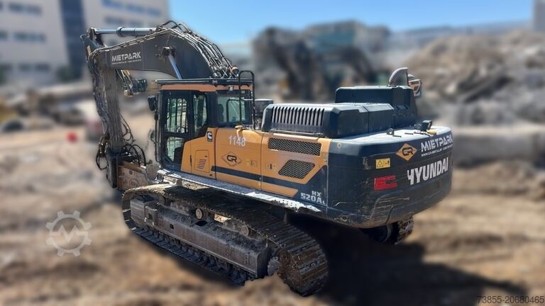 Graafmachine op rupsbanden Hyundai HX520AL