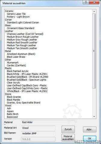 PhotoGraV Laser Graviersoftware fuer Foto ImageLaz PhotoGraV Version 3.1
