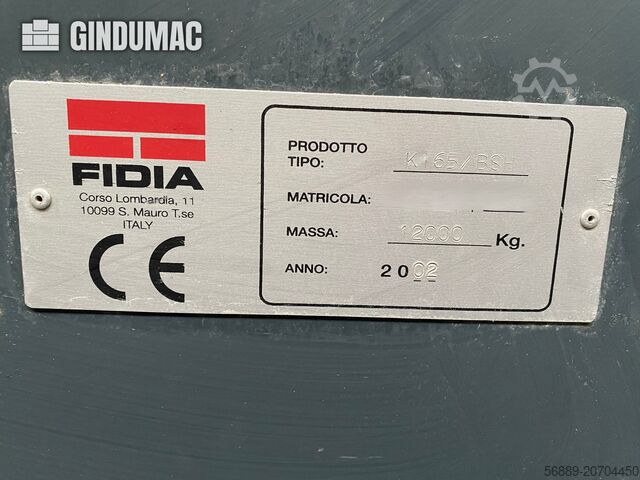 Vertikalna maљinske centar Fidia K 165 BSH