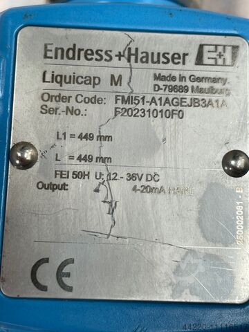 Capteur de niveau 28420 Endress+Hauser Ordercode FM /51-A1AGEJB3A1A