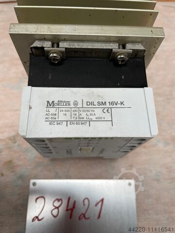 Protection des semi-conducteurs 28421 Fabrikat Klöckner Moeller Typ DIL SM 16 V-k