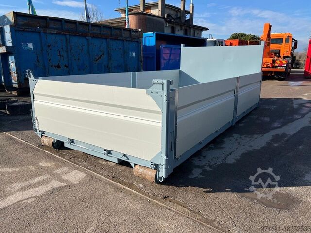 Container cu cârlig  CONTAINER SCARRABILE NUOVO A PIANALE CON SPONDE