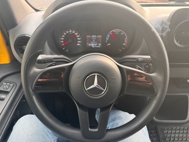 Bestelwagen met verhoogd dak MERCEDES-BENZ eSprinter 312 DHL Regal KEP-Ausbau