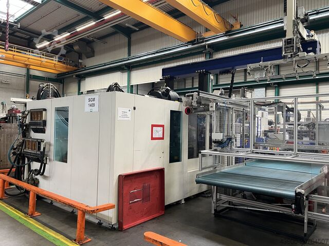 Formsprutningsmaskin KraussMaffei KM 950 - 8100 MX