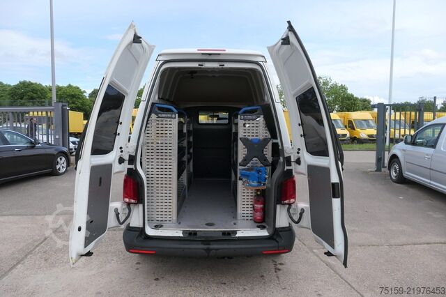 Panelová dodávka Volkswagen T6.1 Transporter 2.0 TDI 4Motion Hochdach Lang Klima Sitz &Standheizung Werkstatteinbau