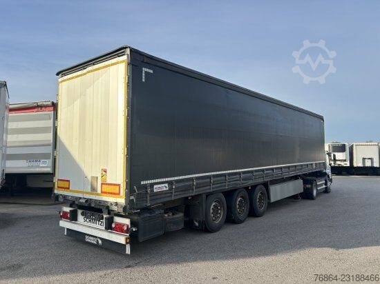 Semi-remorque bâchée SCHMITZ SCB S3T, VARIOS, LIFTACHSE,  EDSCHA-VERDECK