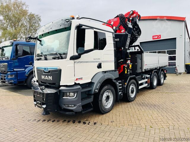 Grúa montada en camión MAN TGS 35.520 8x2 Hydrodrive 8x4. Fassi F805 techno